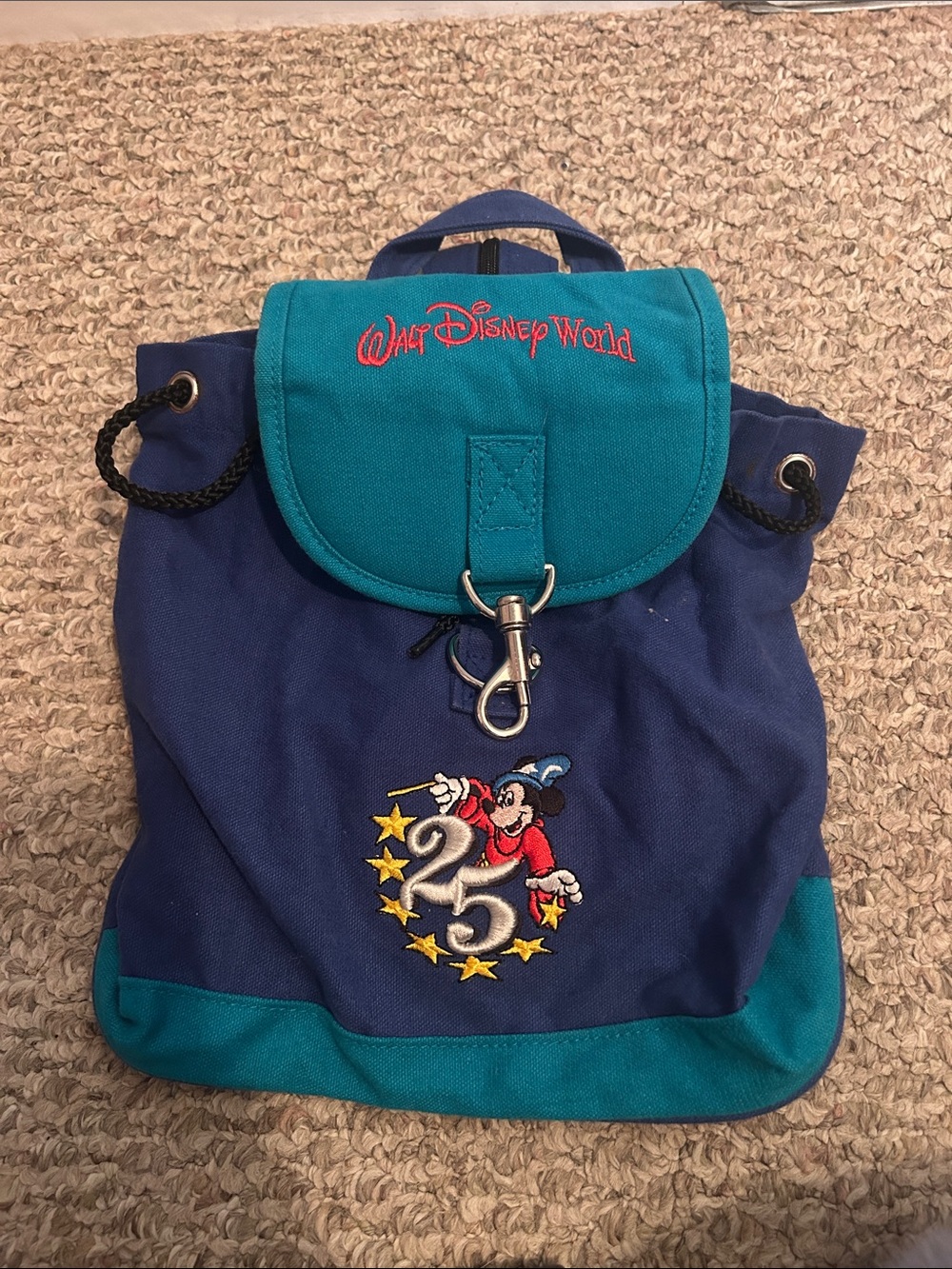 Vintage Disney 25th Anniversary Backpack